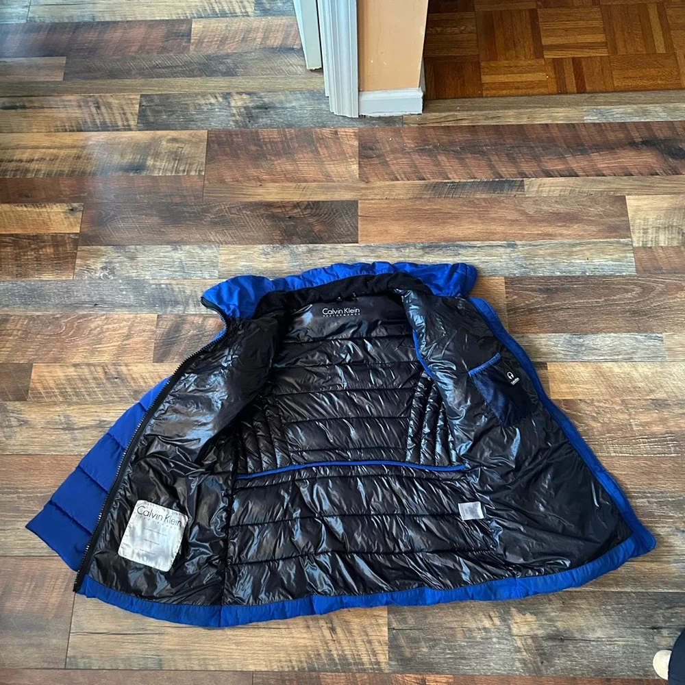 Calvin Klein Performance Blue and Black Jacket - Picture 12 of 16